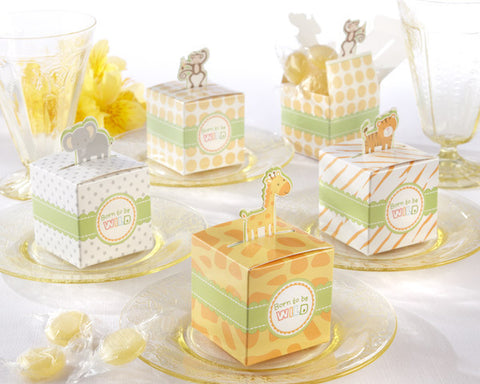 Born to be Wild Jungle Party Favour Boxes - Baby Shower Favours