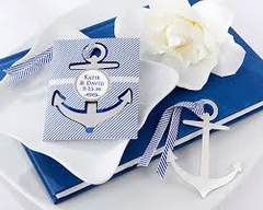 Nautical Themed Anchor Metal Bookmark