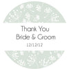 Round Dandelion Thank you Tag Wedding Favour