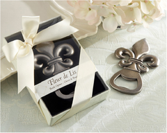 Fleur-de-lis Opener wedding favour