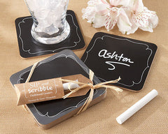 Sip & Scribble 4pc Chalkboard Coasters