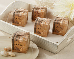 Rustic Favour Box - Hearts in Love