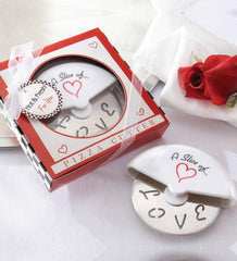 A Slice of Love Pizza Cutter Favours