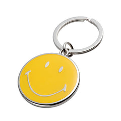 Happy Hearts Smiley Keyring