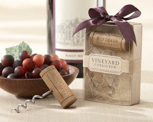 Bordeaux Vineyards Corkscrew Wine Opener Wedding Favour
