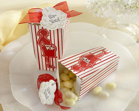 About to Pop Popcorn Favour Boxes - (Set of 24) Gift for Guest