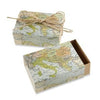 Around the World Map Favour Box