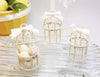 Miniature bird cage wedding favour box