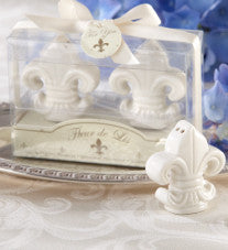 Fleur-de-Lis Salt and Pepper Shaker Set