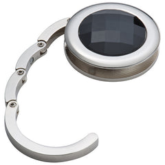 Handbag hanger with black stone detail