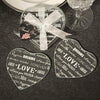 Heart design Coaster Wedding Favour