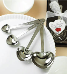 Heart Measuring Spoons - Black