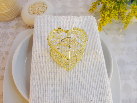 heart shaped wire box