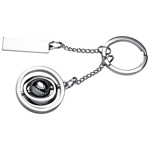 Trendy Keyring with rotating soccer ball for Wedding Guests