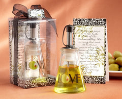 Olive You - Glass LOVE Oil Bottle