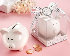 Lil Saver - Ceramic Mini White Piggy Bank