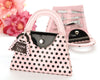 Polka Dot Purse Manicure Set for ladies guests