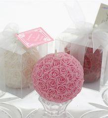 Rose Ball Candle