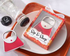 Sip and Shop Opener Wedding Favours