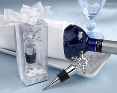 Snowflake Wine Stopper Favour