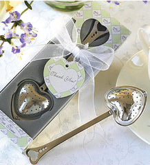 Heart Tea Infuser Wedding Favour