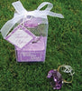 Crystal Violet Keyring Wedding Favour