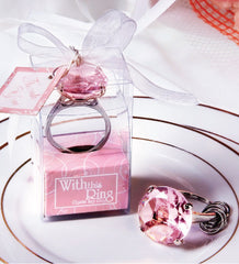 With this Ring Keyring - Pink